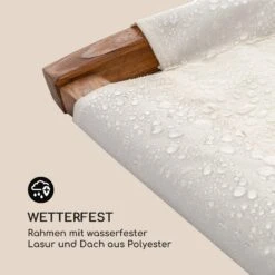 Mauritius Schwingliege Mit Dach ComfortMesh 180kg Max.wetterfest Creme -Deutschland Klarstein Verkaufs-Shop 10032587 de 0007 logo