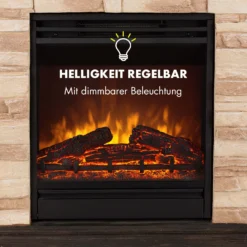 Kaprun Elektrischer Kamin 1800W Steindekor Polystone Fernbedienung -Deutschland Klarstein Verkaufs-Shop 10032596 de 0007 logo