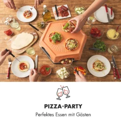 Capricciosa Pizzaofen 1500W Abdeckung Aus Terracotta Warmhaltefunktion -Deutschland Klarstein Verkaufs-Shop 10032597 de 0005 logo