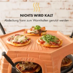 Capricciosa Pizzaofen 1500W Abdeckung Aus Terracotta Warmhaltefunktion -Deutschland Klarstein Verkaufs-Shop 10032597 de 0006 logo