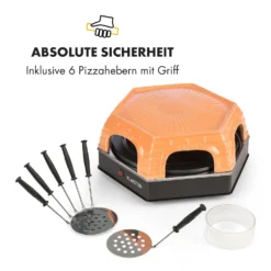 Capricciosa Pizzaofen 1500W Abdeckung Aus Terracotta Warmhaltefunktion -Deutschland Klarstein Verkaufs-Shop 10032597 de 0008 logo