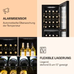 Shiraz 39 Duo Weinkühlschrank 2 Zonen 105l 39 Flaschen -Deutschland Klarstein Verkaufs-Shop 10032661 de 0006 logo