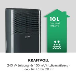 DryFy 10 Luftentfeuchter Dehumidifier 240W 10l/d 100m³/h 15-20m² -Deutschland Klarstein Verkaufs-Shop 10032662 de 0003 logo