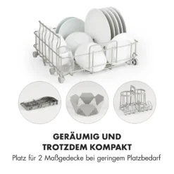 Amazonia Mini Geschirrspülmaschine 6 Programme LED-Display 2 Amazonia Mini Geschirrspülmaschine 6 Programme LED-Display -Deutschland Klarstein Verkaufs-Shop 10032678 de 0003 logo