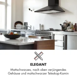 Zugspitze 60 Dunstabzugshaube Wandhaube 65W 310m³/h LED -Deutschland Klarstein Verkaufs-Shop 10032681 de 0004 logo