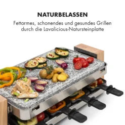 Prime-Rib Raclettegrill 8 Pers. 1500 W Natursteinplatte Edelstahl Holz -Deutschland Klarstein Verkaufs-Shop 10032695 de 0003 logo