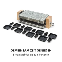 Prime-Rib Raclettegrill 8 Pers. 1500 W Natursteinplatte Edelstahl Holz -Deutschland Klarstein Verkaufs-Shop 10032695 de 0006 logo