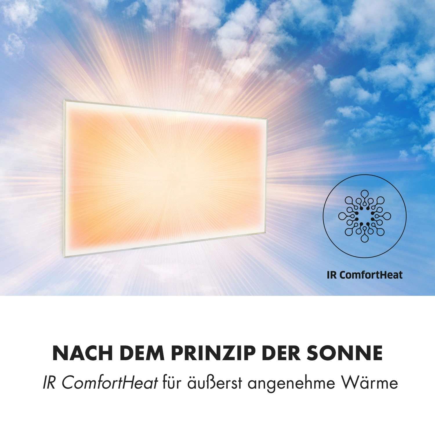 Wonderwall Smart Infrarotheizung 60x100cm App 600W Wochentimer IP24 Wonderwall Smart Infrarotheizung 60x100cm App 600W Wochentimer IP24 -Deutschland Klarstein Verkaufs-Shop 10032782 de 0005 logo