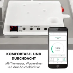Wonderwall Smart Infrarotheizung 50x90cm App 450W Wochentimer IP24 -Deutschland Klarstein Verkaufs-Shop 10032783 de 0008 logo
