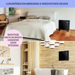 Norderney Konvektions-Heizgerät Thermostat Timer 1000W 20m² -Deutschland Klarstein Verkaufs-Shop 10032787 de 0007 usp