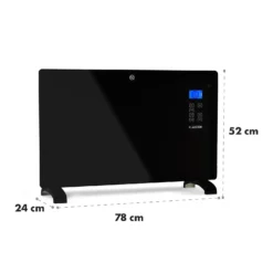 Norderney Konvektions-Heizgerät Thermostat Timer 2000W 30m² Schwarz -Deutschland Klarstein Verkaufs-Shop 10032789 yy 0008 logo