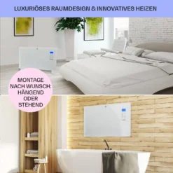 Norderney Konvektions-Heizgerät Thermostat Timer 2000W 30m² Weiß -Deutschland Klarstein Verkaufs-Shop 10032790 de 0007 usp