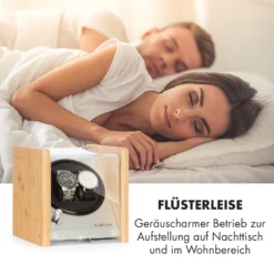 Hanoi 2 Uhrenbeweger, 2 Uhren, 3 Geschwindigkeiten, 4 Modi, Bambus -Deutschland Klarstein Verkaufs-Shop 10032797 de 0006 logo