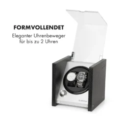 Tokyo 2 Uhrenbeweger, 2 Uhren, 3 Geschwindigkeiten, 4 Modi, Schwarz 2 Tokyo 2 Uhrenbeweger, 2 Uhren, 3 Geschwindigkeiten, 4 Modi, Schwarz -Deutschland Klarstein Verkaufs-Shop 10032799 de 0003 logo