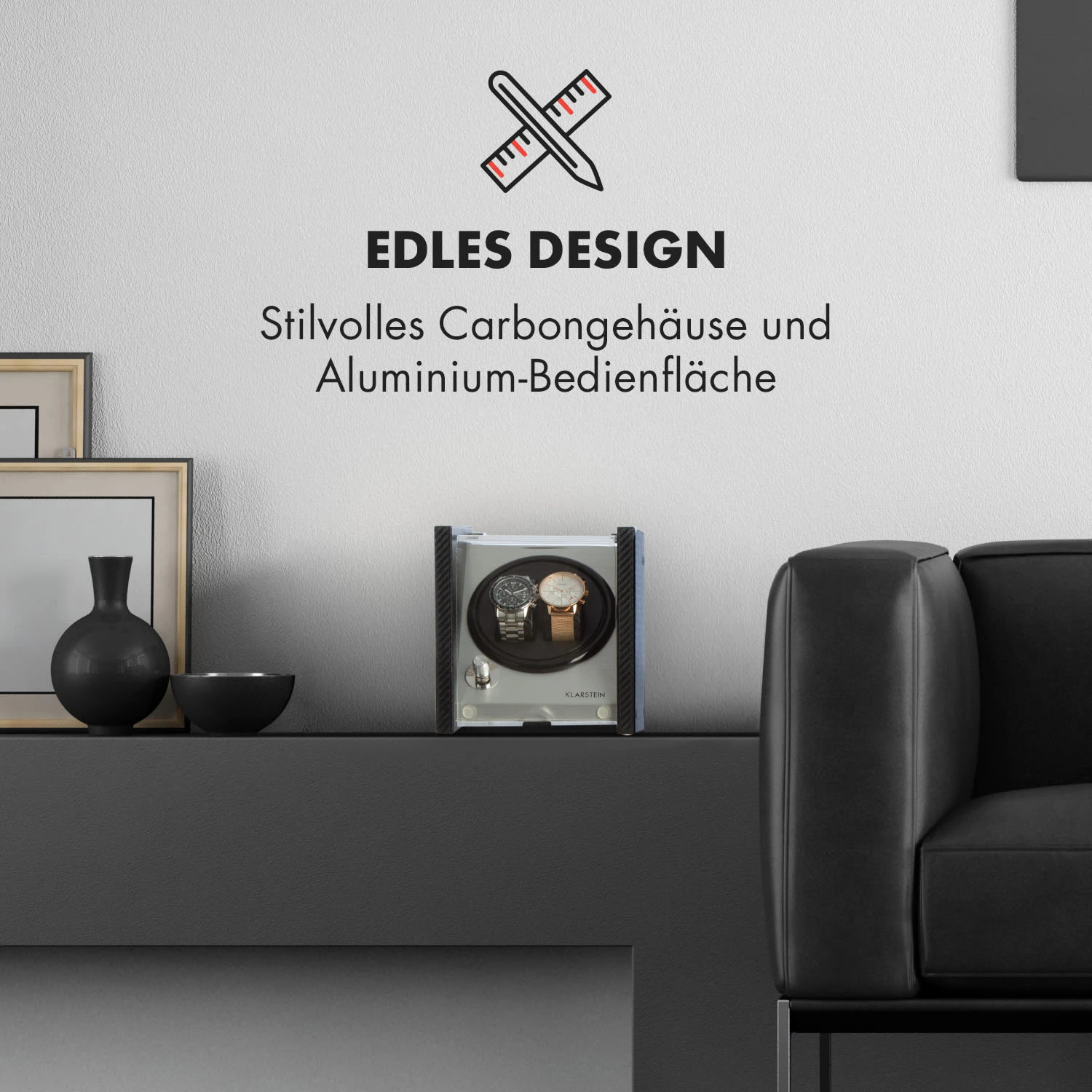 Tokyo 2 Uhrenbeweger, 2 Uhren, 3 Geschwindigkeiten, 4 Modi, schwarz Tokyo 2 Uhrenbeweger, 2 Uhren, 3 Geschwindigkeiten, 4 Modi, Schwarz -Deutschland Klarstein Verkaufs-Shop 10032799 de 0005 logo