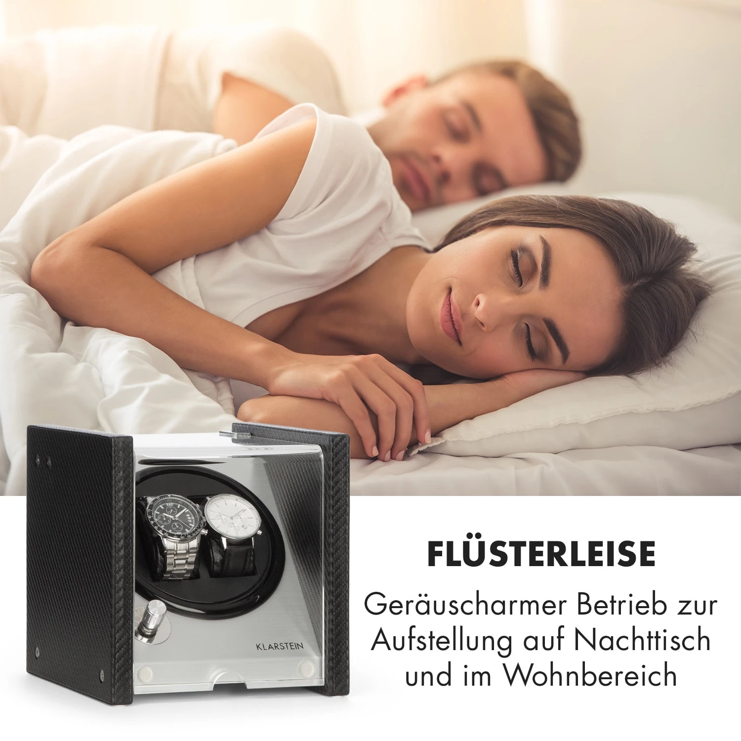 Tokyo 2 Uhrenbeweger, 2 Uhren, 3 Geschwindigkeiten, 4 Modi, schwarz Tokyo 2 Uhrenbeweger, 2 Uhren, 3 Geschwindigkeiten, 4 Modi, Schwarz -Deutschland Klarstein Verkaufs-Shop 10032799 de 0006 logo