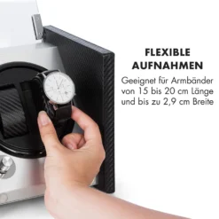 Tokyo 2 Uhrenbeweger, 2 Uhren, 3 Geschwindigkeiten, 4 Modi, Schwarz 6 Tokyo 2 Uhrenbeweger, 2 Uhren, 3 Geschwindigkeiten, 4 Modi, Schwarz -Deutschland Klarstein Verkaufs-Shop 10032799 de 0007 logo