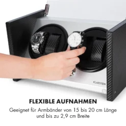 Tokyo 4 Uhrenbeweger, 4 Uhren, 3 Geschwindigkeiten, 4 Modi, Schwarz 6 Tokyo 4 Uhrenbeweger, 4 Uhren, 3 Geschwindigkeiten, 4 Modi, Schwarz -Deutschland Klarstein Verkaufs-Shop 10032800 de 0007 logo