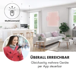 Wonderwall Smart Infrarotheizung 100x120cm App 1200W Wochentimer IP24 -Deutschland Klarstein Verkaufs-Shop 10032804 de 0003 logo