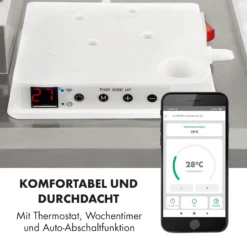 Wonderwall Smart Infrarotheizung 100x120cm App 1200W Wochentimer IP24 -Deutschland Klarstein Verkaufs-Shop 10032804 de 0008 logo