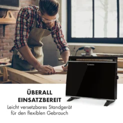 Gotland Glaskonvektor 600, 900 Und 1500W Standgerät Schwarz 4 Gotland Glaskonvektor 600, 900 Und 1500W Standgerät Schwarz -Deutschland Klarstein Verkaufs-Shop 10032867 de 0006 logo