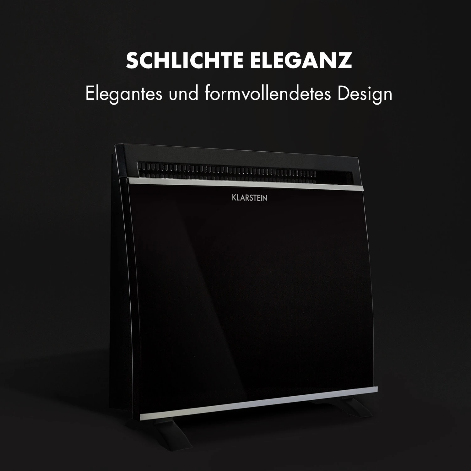 Gotland Glaskonvektor 600, 900 und 1500W Standgerät schwarz Gotland Glaskonvektor 600, 900 Und 1500W Standgerät Schwarz -Deutschland Klarstein Verkaufs-Shop 10032867 de 0007 logo