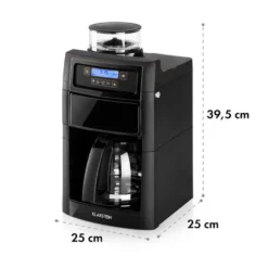 Aromatica II Set Kaffeemaschine, Mahlwerk, 1,25 L, Schwarz -Deutschland Klarstein Verkaufs-Shop 10032874 yy 0011 logo Klarstein Aromatica II Duo Kaffeemaschine schwarz reedit
