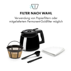 Aromatica II Thermo Kaffeemaschine, Mahlwerk, 1,25 L, Schwarz -Deutschland Klarstein Verkaufs-Shop 10032876 de 0004 logo