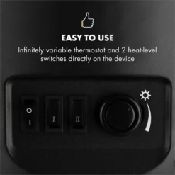 Brixen Elektrischer Kamin 900/1800W InstaFire Thermostat Schwarz -Deutschland Klarstein Verkaufs-Shop 10032891 yy 0004 logo Klarstein Brixen Elektrischer Kamin schwarz