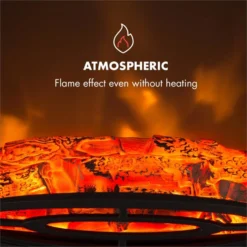 Meran Elektrischer Kamin 950/1850W 2-stufige Heizung Gusseisen-Stil -Deutschland Klarstein Verkaufs-Shop 10032893 yy 0011 logo Klarstein Meran Elektrischer Kamin schwarz