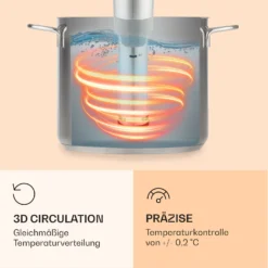 Quickstick Flex 1300W 3D Circulating 0-95 °C IPX7 Timer Silber -Deutschland Klarstein Verkaufs-Shop 10032906 de 0005 logo