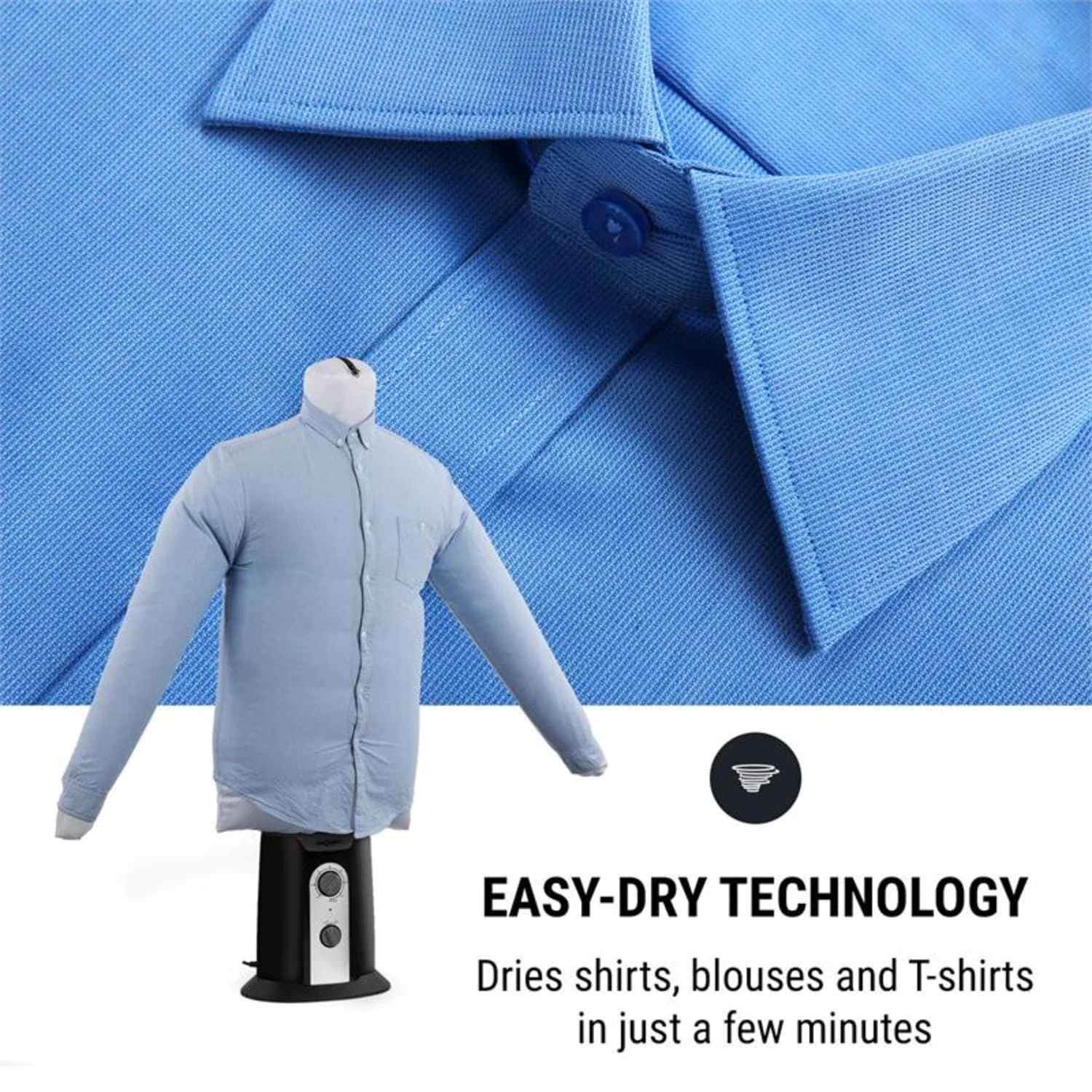 ShirtButler automatischer Shirt-Trockner, 850 W, 2in1, bis 65 °C ShirtButler Automatischer Shirt-Trockner, 850 W, 2in1, Bis 65 °C -Deutschland Klarstein Verkaufs-Shop 10032909 yy 0004 logo oneConcept ShirtButler Shirt Trockner automatisch reedit