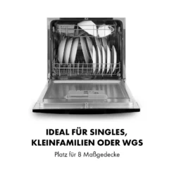 Amazonia 8 Neo Tischgeschirrspüler 8 Programme LED-Display -Deutschland Klarstein Verkaufs-Shop 10032913 de 0004 logo