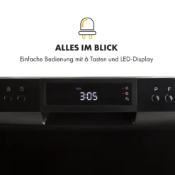 Amazonia 8 Neo Tischgeschirrspüler 8 Programme LED-Display -Deutschland Klarstein Verkaufs-Shop 10032913 de 0006 logo