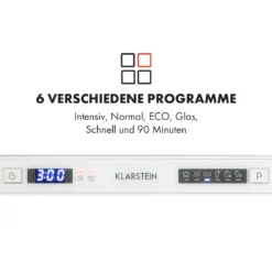 Amazonia 6 Secret Einbau-Geschirrspüler 6 Programme -Deutschland Klarstein Verkaufs-Shop 10032915 de 0003 logo