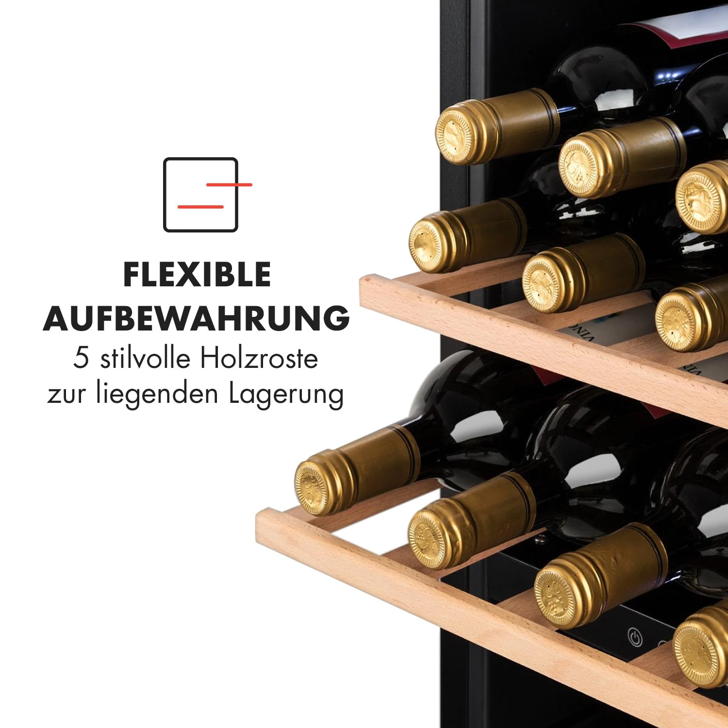 Barossa 102 Duo Weinkühlschrank 102 Fl 226 Ltr 2 Zonen Touch-Steuerung Barossa 102 Duo Weinkühlschrank 102 Fl 226 Ltr 2 Zonen Touch-Steuerung -Deutschland Klarstein Verkaufs-Shop 10032921 de 0006 logo