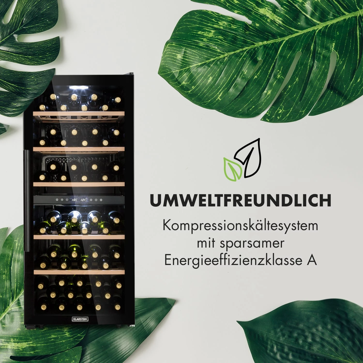 Barossa 102 Duo Weinkühlschrank 102 Fl 226 Ltr 2 Zonen Touch-Steuerung Barossa 102 Duo Weinkühlschrank 102 Fl 226 Ltr 2 Zonen Touch-Steuerung -Deutschland Klarstein Verkaufs-Shop 10032921 de 0008 logo