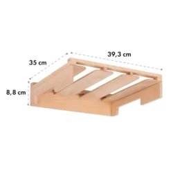 Barossa 77D Weinglas-Regal Zubehör Regalboden Für Weingläser Echtholz -Deutschland Klarstein Verkaufs-Shop 10032964 yy 0005 logo Klarstein Barossa 77D Weinglas Regal