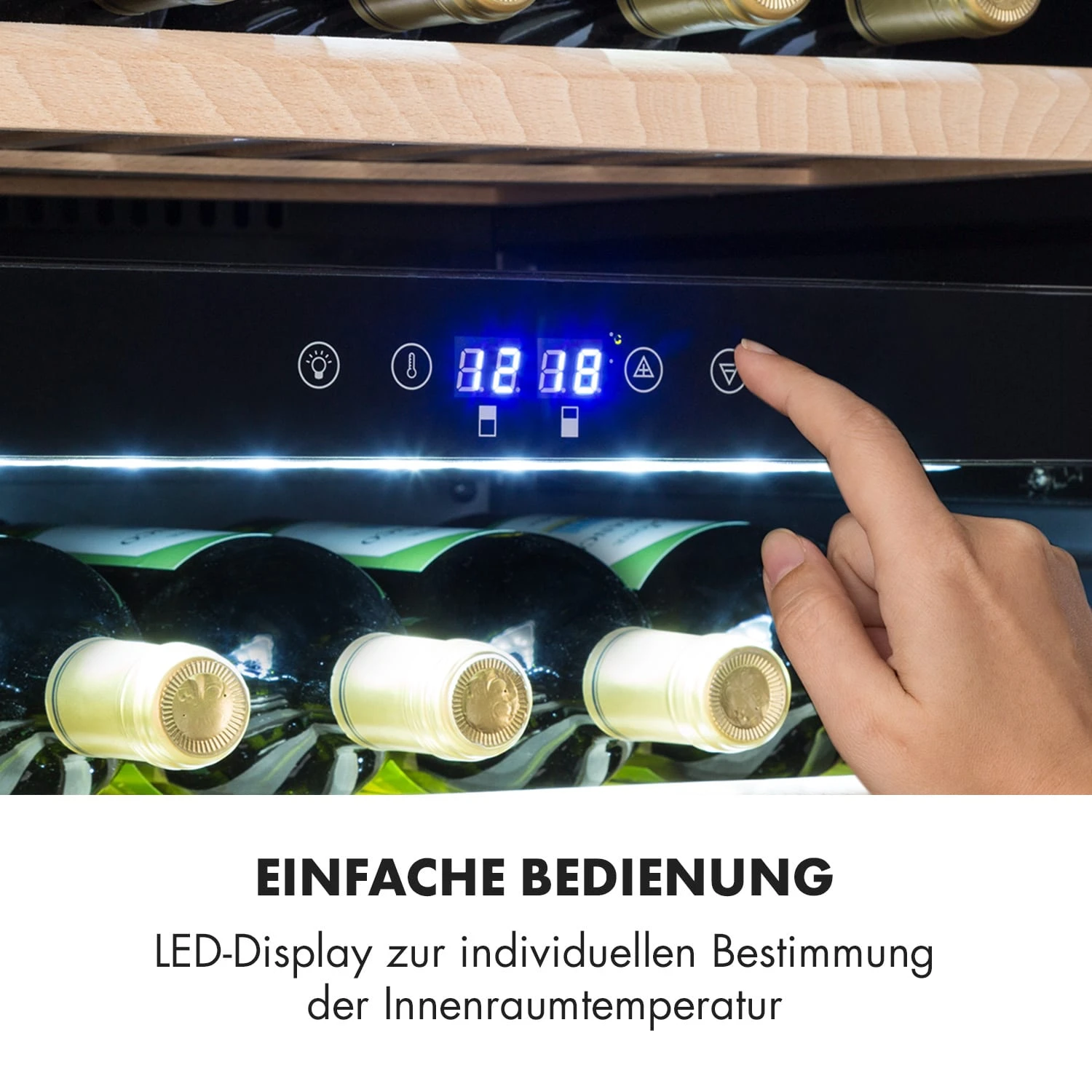 Vinsider 41 Built-in Duo Onyx Einbau-Weinkühlschrank 41 Fl 2 Zonen Vinsider 41 Built-in Duo Onyx Einbau-Weinkühlschrank 41 Fl 2 Zonen -Deutschland Klarstein Verkaufs-Shop 10032966 de 0003 logo