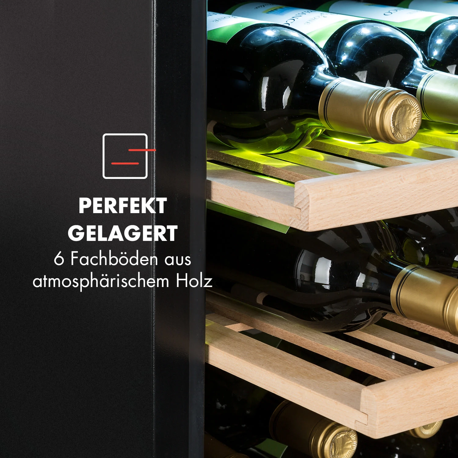 Vinsider 41 Built-in Duo Onyx Einbau-Weinkühlschrank 41 Fl 2 Zonen Vinsider 41 Built-in Duo Onyx Einbau-Weinkühlschrank 41 Fl 2 Zonen -Deutschland Klarstein Verkaufs-Shop 10032966 de 0004 logo