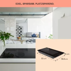 Delicatessa Slim Domino Induktionskochfeld 3500W Timer Schwarz 5 Delicatessa Slim Domino Induktionskochfeld 3500W Timer Schwarz -Deutschland Klarstein Verkaufs-Shop 10033015 de 0006 usp