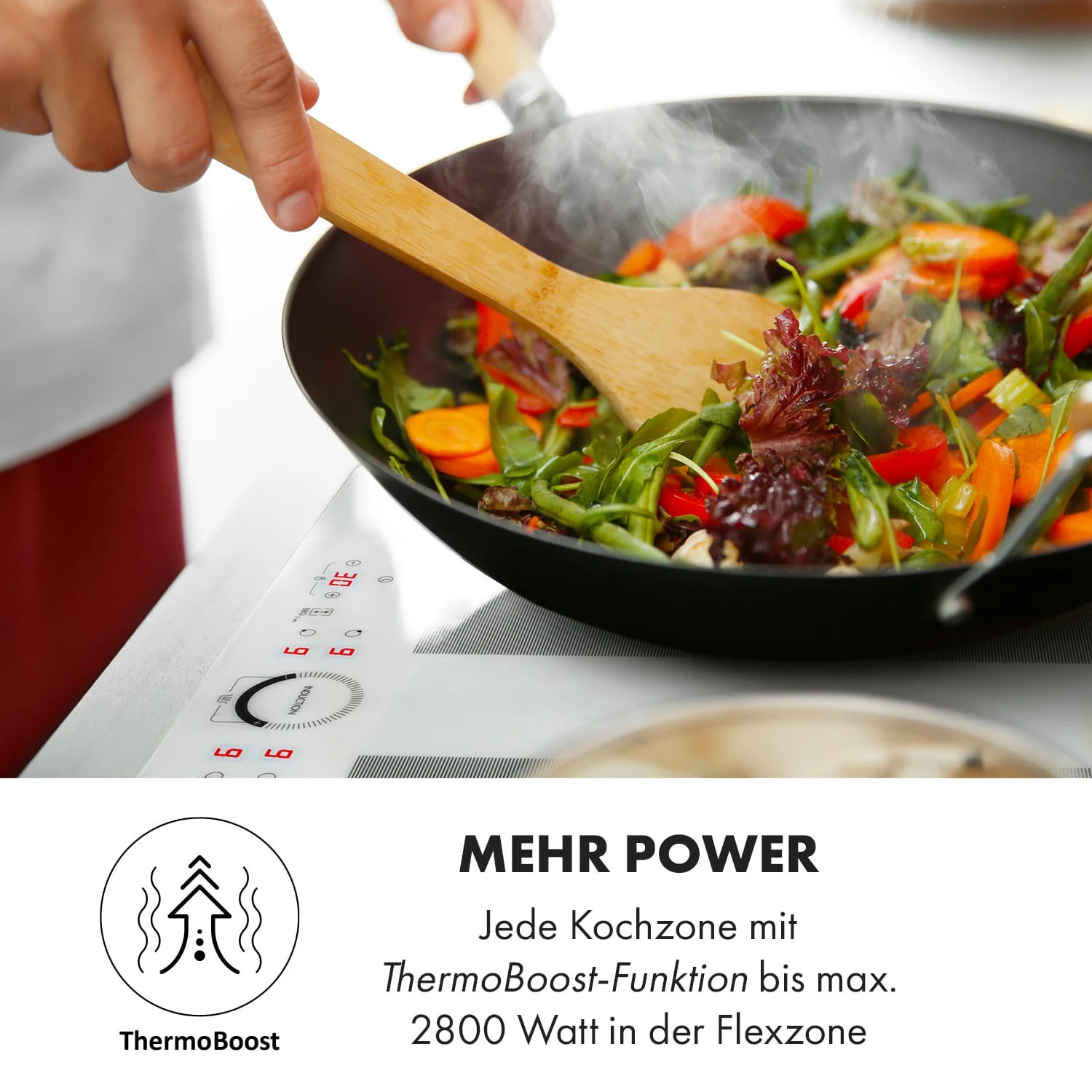 Delicatessa 60 Induktionskochfeld 4 Zonen 7000W Timer weiß Delicatessa 60 Induktionskochfeld 4 Zonen 7000W Timer Weiß -Deutschland Klarstein Verkaufs-Shop 10033027 de 0007 logo