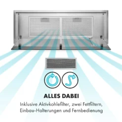 High Line Deckenhaube 77 Cm 410 M3/h 75W 3 Stufen Fernbedienung -Deutschland Klarstein Verkaufs-Shop 10033053 de 0009 logo