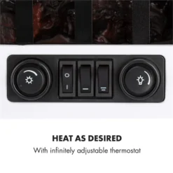 Graz Elektrischer Kamin 1000/2000W Thermostat PanoramaView 3 Graz Elektrischer Kamin 1000/2000W Thermostat PanoramaView -Deutschland Klarstein Verkaufs-Shop 10033095 yy 0005 logo Klarstein Graz Elektrischer Kamin weiss