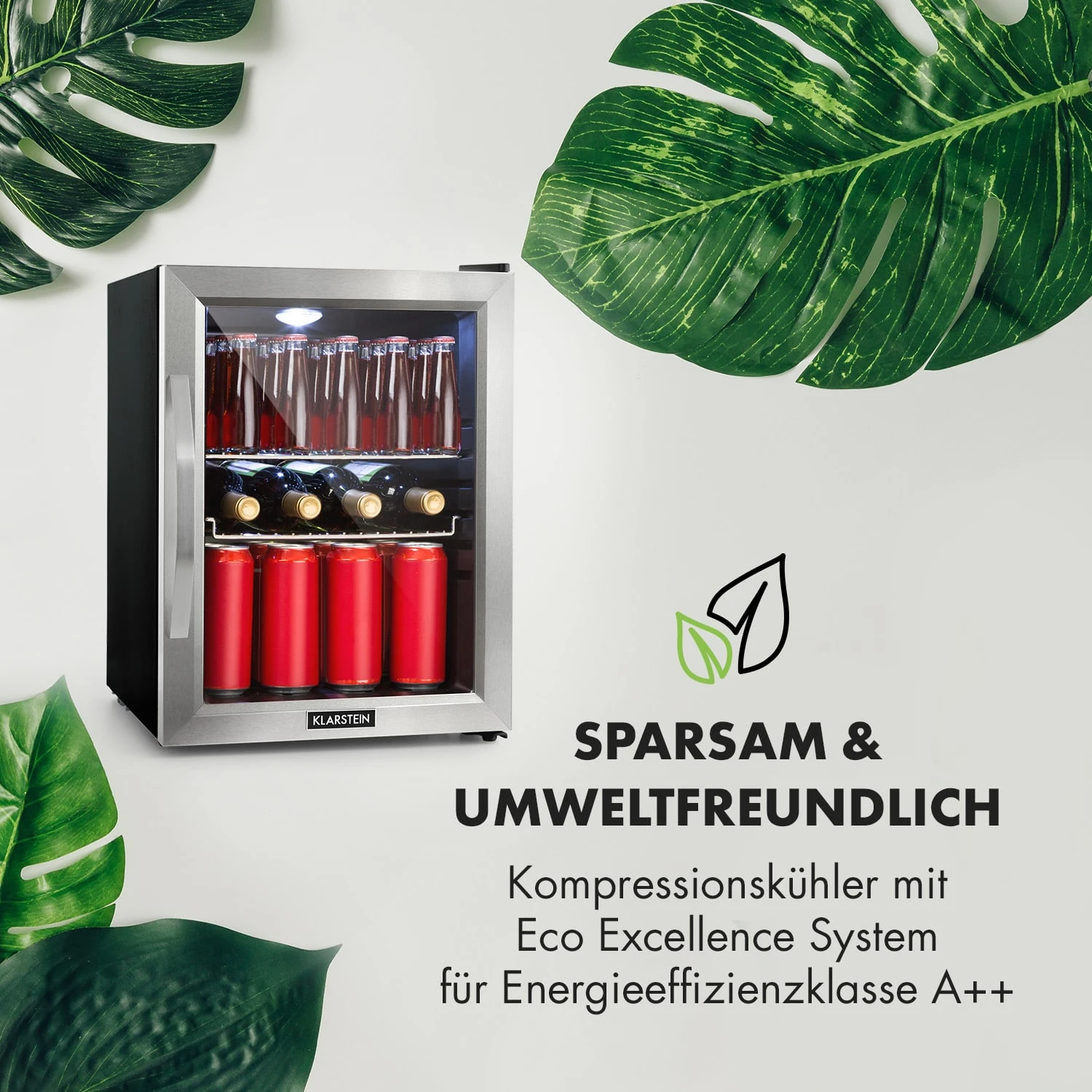 Beersafe M Kühlschrank 33 Liter 2 Böden Panoramaglastür Edelstahl Beersafe M Kühlschrank 33 Liter 2 Böden Panoramaglastür Edelstahl -Deutschland Klarstein Verkaufs-Shop 10033119 de 0007 logo