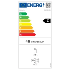 Beersafe M Kühlschrank 33 Liter 2 Böden Panoramaglastür Edelstahl 8 Beersafe M Kühlschrank 33 Liter 2 Böden Panoramaglastür Edelstahl -Deutschland Klarstein Verkaufs-Shop 10033119 energy label