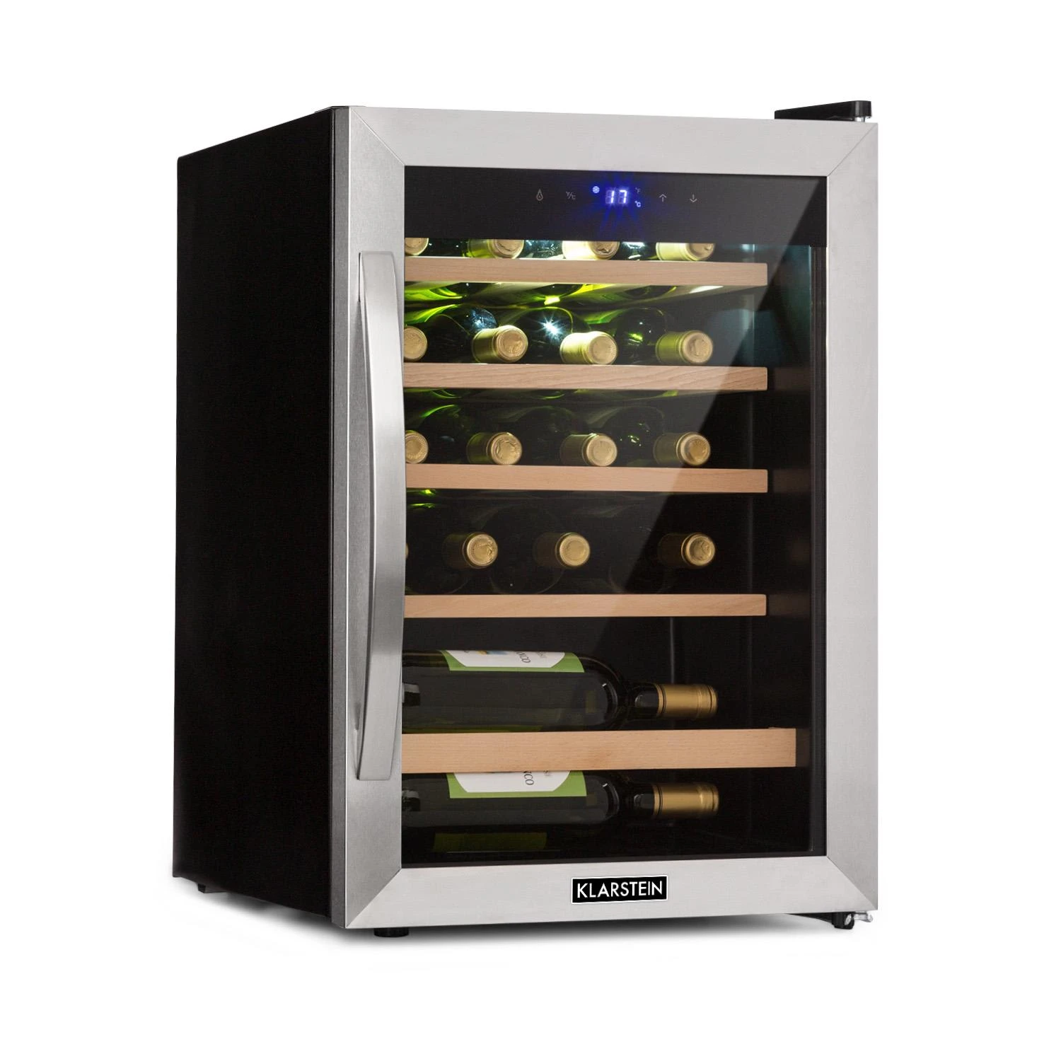 Vinamour 19 Uno Weinkühlschrank 19Fl./65l 4-18°C 40dB Glas Vinamour 19 Uno Weinkühlschrank 19Fl./65l 4-18°C 40dB Glas -Deutschland Klarstein Verkaufs-Shop 10033127 yy 0001 titel