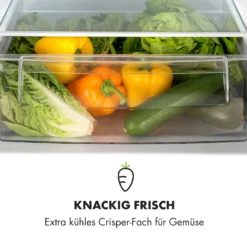 Miro XL Kühl-Gefrierkombination 180/69 L Black-Board-Front -Deutschland Klarstein Verkaufs-Shop 10033130 de 0005 logo