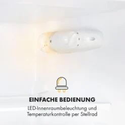 Miro XL Kühl-Gefrierkombination 180/69 L Black-Board-Front -Deutschland Klarstein Verkaufs-Shop 10033130 de 0007 logo