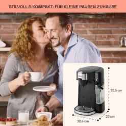 Baristomat 2-in-1-Heißgetränkeautomat Kaffee Tee Milchschaum -Deutschland Klarstein Verkaufs-Shop 10033138 de 0005 usp